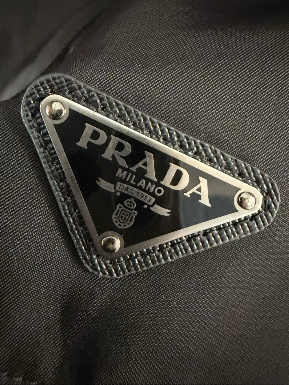 Prada Black Nylon Mini Skirt with Buckle Straps - Picture 3 of 7